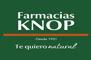 logo de la farmacia homeopática Farmacias Knop