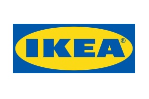 una de las tiendas de utensilios de cocina baratos en México, logo de la tienda IKEA