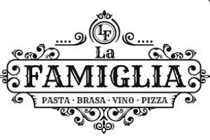 uno de los mejores restaurantes italianos en México, logo del restaurante La Famiglia