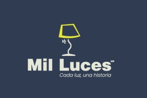 de las tiendas de iluminación destacadas en México, logo de la tienda Mil Luces MX