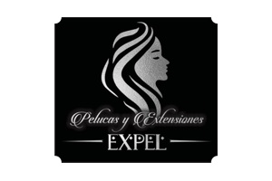 logo de la tienda Pelucas y Extensiones EXPEL