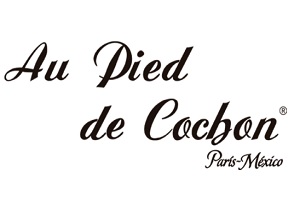 uno de los restaurantes franceses en México, logo del restaurante Au Pied de Cochon