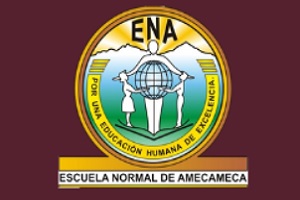 una de las mejores escuelas públicas de México, logo de la Escuela Normal de Amecameca