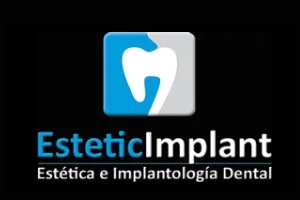 una de las clínicas de implantes dentales en México, logo de la clínica Estectic Implant