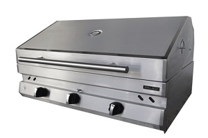 de los mejores asadores de México, foto del asador Grill Box Asador de Híbrido de Acero Inoxidable con Tapa 36”