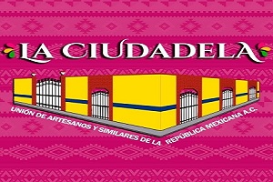 uno de los lugares para comprar artesanía en México, logo de La Ciudadela Oficial