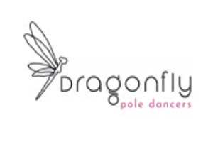 una de las academias de pole dance en México, logo de Dragonfly Pole Dancers