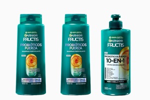 productos para el cabello - imagen del kit de Fructis Probióticos Fuerza de Garnier