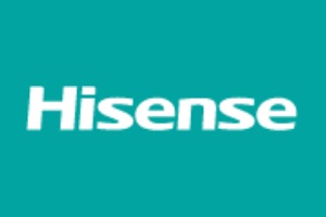 logo de la marca Hisense
