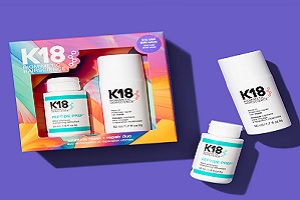 imagen del kit de Tratamiento K18 ultimate reset + repair duo