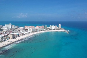 lugares para pasar la navidad - panorámica de Cancún