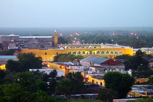 lugares para pasar la navidad - panorámica de Izamal