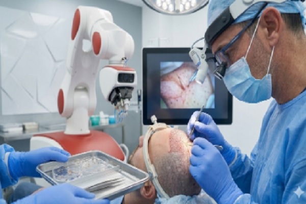 Implantación capilar con robot ARTAS