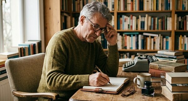 Escritores - Escritor de cuentos mexicano reconocido como uno de los mejores escritores mexicanos creando una nueva historia