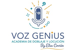 Escuelas de doblaje - Logo Voz Genius México