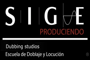 Escuelas de doblaje - Logo SIGE Produciendo México